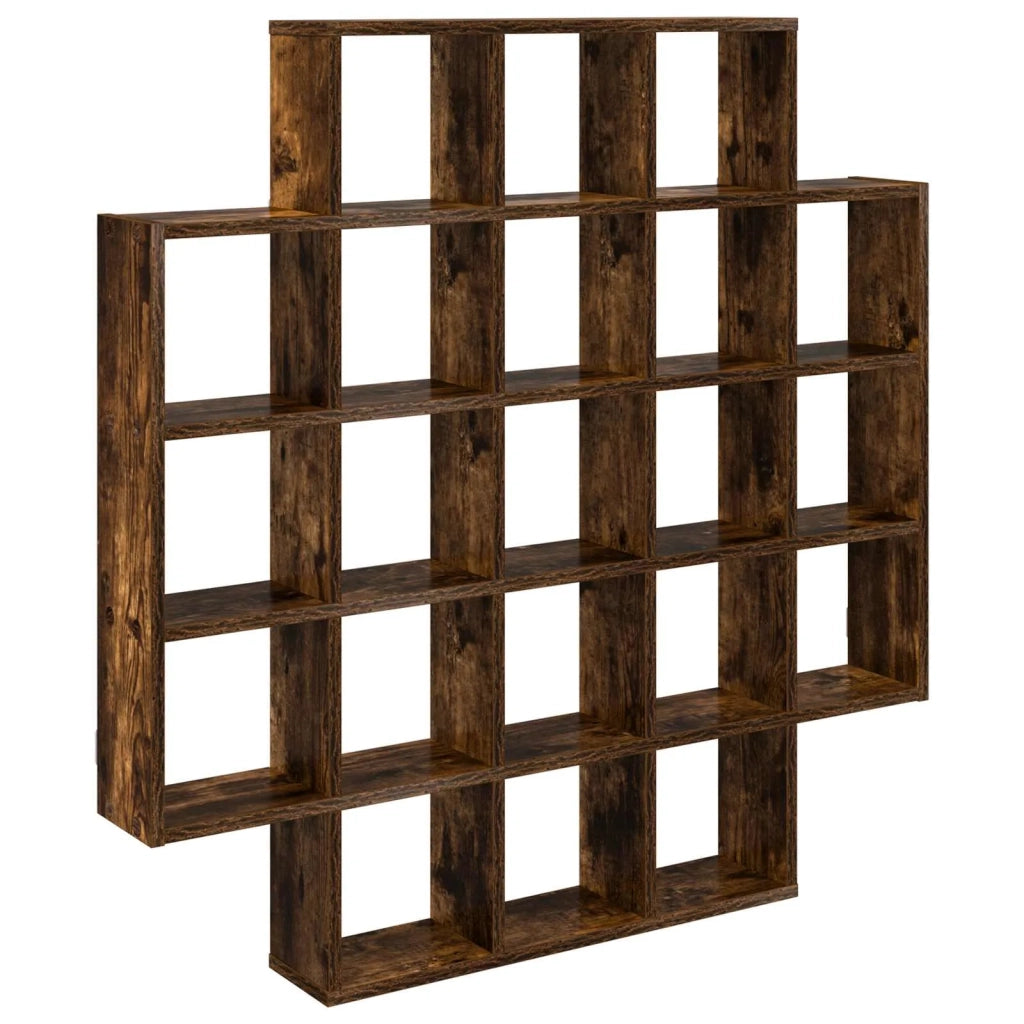 Scaffale da parete Rovere Fumo 100 x 13 x 100 cm 8012248