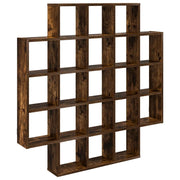 Scaffale da parete Rovere Fumo 100 x 13 x 100 cm 8012248