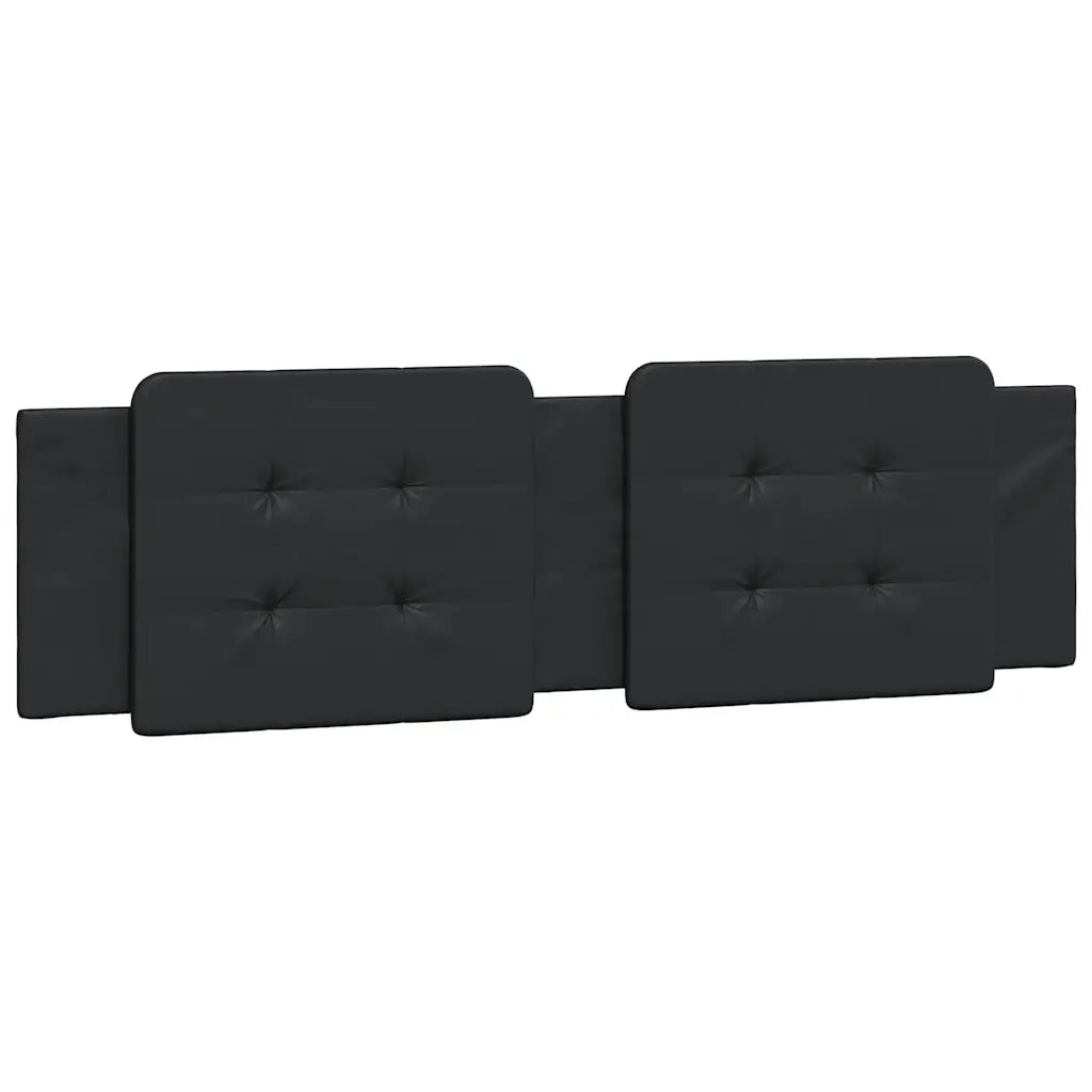 Letto matrimoniale | Letto per adulti | Giroletto senza Materasso Zadar Nero 180x200 cm in Similpelle