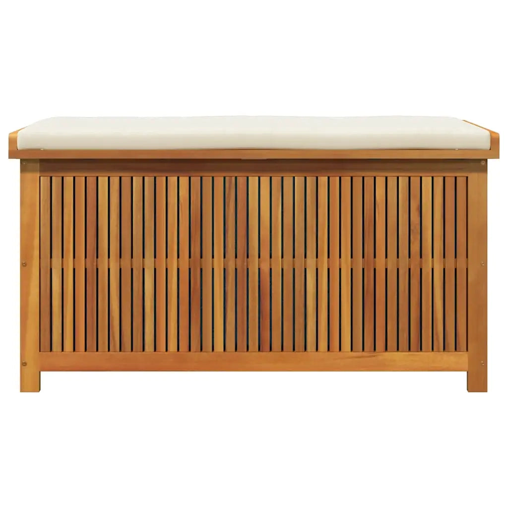 vidaXL Scatola Cuscini da Esterno 113x50x60,5 cm Legno Massello Acacia