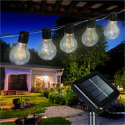 Suprema CATENA LUMINOSA SOLARE, 10 led, 3W, mt. 5x10 luci, luce calda