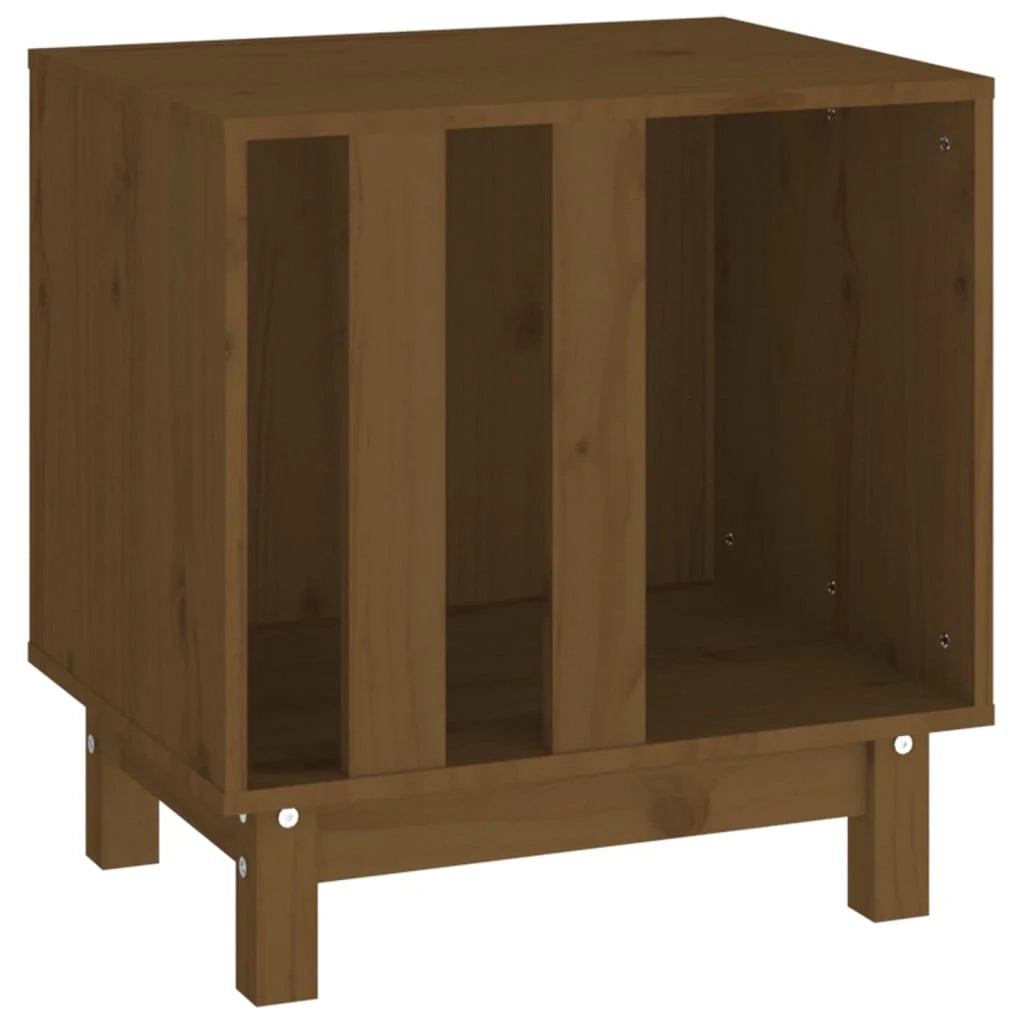 Cuccia per cani 50 x 40 x 52 cm in legno massello di pino marrone 02_0043443