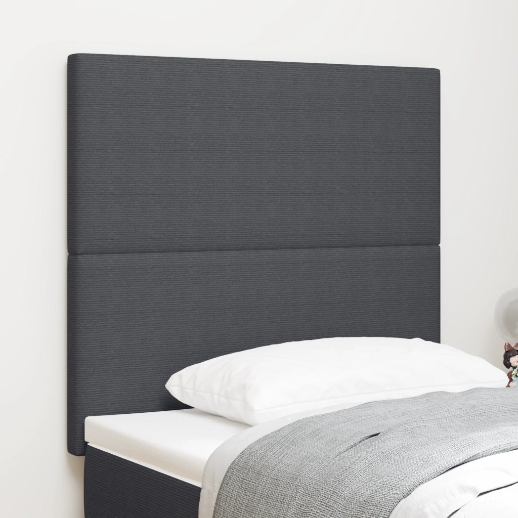 Testata LED  Grigia Scuro 90 cm in Velluto