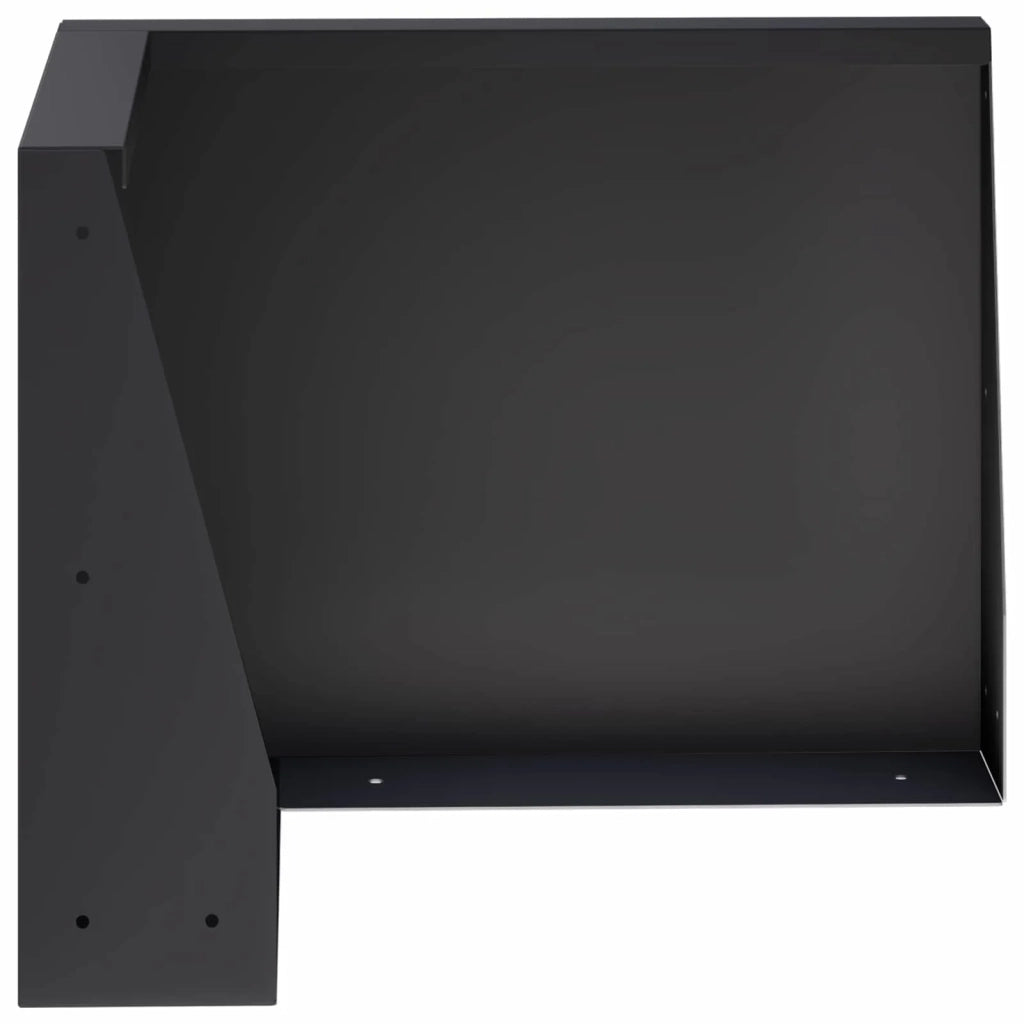 Muro di contenimento 50 x 50 x 30 cm Acciaio Nero 8015199