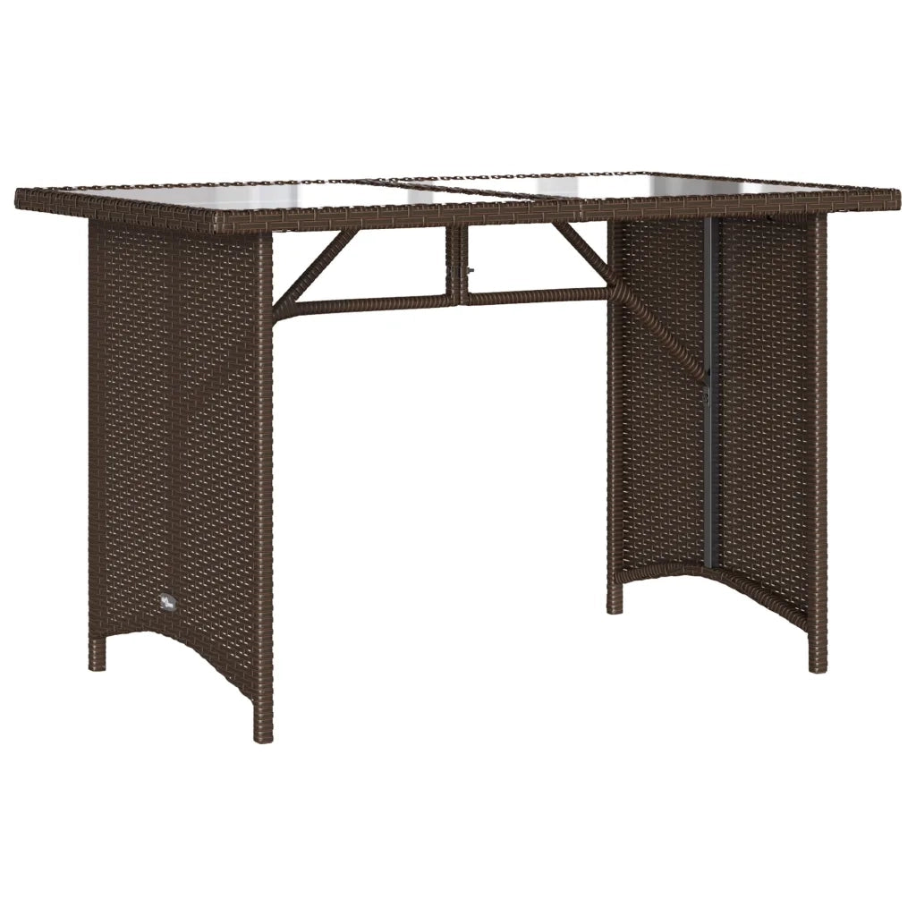 Set Divano da Giardino 6 pz con Cuscini Marrone in Polyrattan 3213550