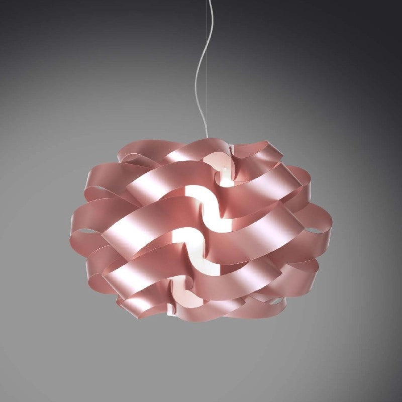 Lampadario a sospensione una luce CLOUD Rosa diametro 40x h30 cm