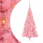 Albero di Natale con 300 LED con supporto-Luci decorative natalizie Rosa 180 cm PVC 860587