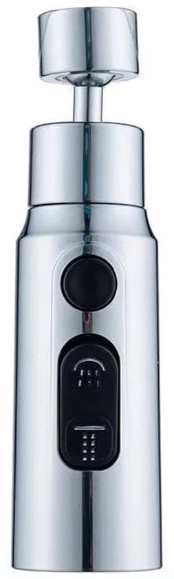Adattore da cucina e doccia 3-funzione con 360° adapter girevole