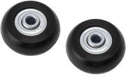 Set di sostituzione per ruote zavorranti per bagagli - Set di cuscinetti in gomma PU silenziosi - Resistenti - Silenziosi - Ruote zavorranti universali - 45 mm x 18 mm - Ruote per bagagli