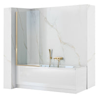 Schermo Vasca Rea Elegant Gold 70