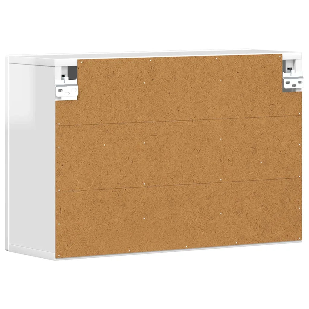 Armadio pensile Bianco Lucido 60 x 20 x 40 cm Legno multistrato CFW2252674