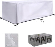Coperture per tavole da giardino idrorepellenti 125 x 55 x 70 cm - Protezione duratura per tavolate da giardino - Resistente ai raggi UV e impermeabile al vento