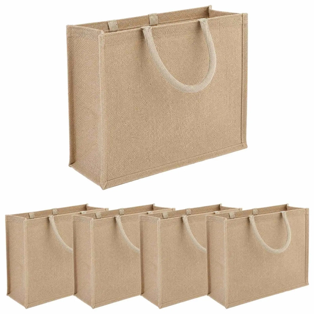 Borse in juta 5 pcs Naturale 42 x 33 x 19 cm 100% Juta Tossa 42012275