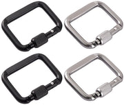 Carciniera di Serraggio - Peso Pieno - Chiusura di Sicurezza - Nero/Grigio - Accessori per Campeggio - Utile per Attività Outdoor