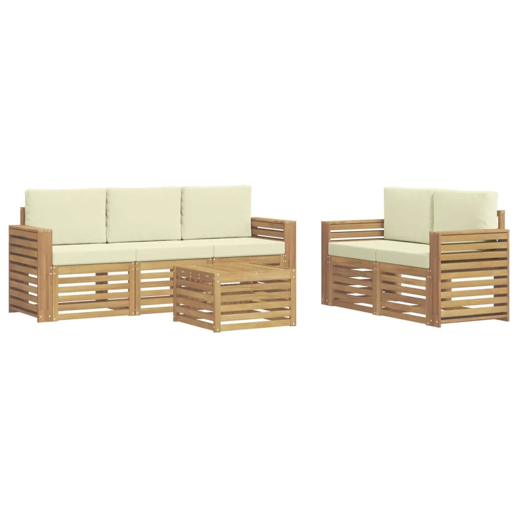 Set divani Legno di Acacia Massello 3391400