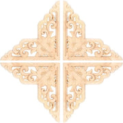 Decorazione in Legno per Mobili da Soggiorno - Set da 4 Pezzi