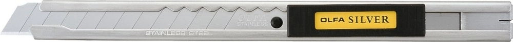 6pz olfa cutter inox 9 mm c/cursore art. srv-1 cod:ferx.63966