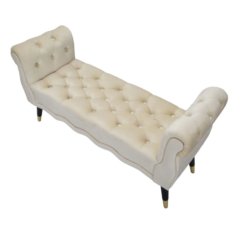 Panchetta Paris Crema/gold cm 120x40x60