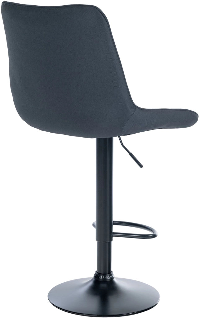 Sgabello Toni Tessuto grigio scuro,nero