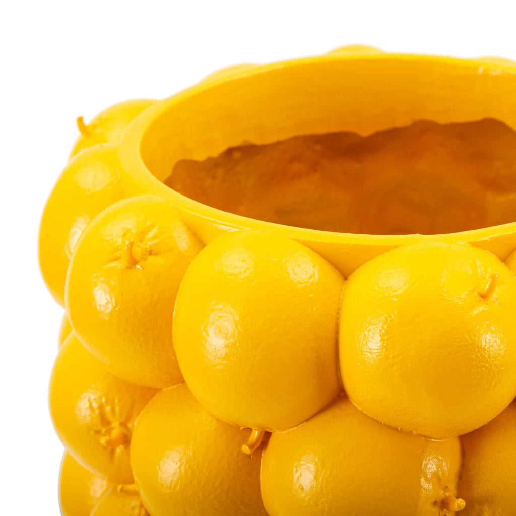 Bardo, Vaso Disegni con Limoni, Giallo