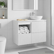 Mobile da Bagno Bianco 30 x 41 x 50 cm Legno ingegnerizzato 890492