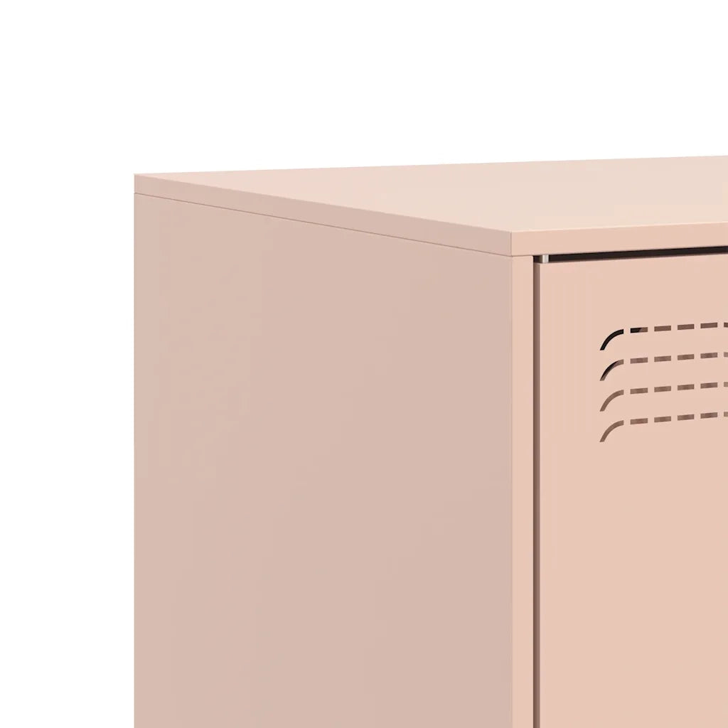 Mobile TV Rosso 67x39x44 cm in Acciaio 841633