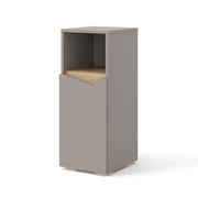 Vicco Mobiletto bagno Grigio 30 x 74.5 cm con porta e vano aperto