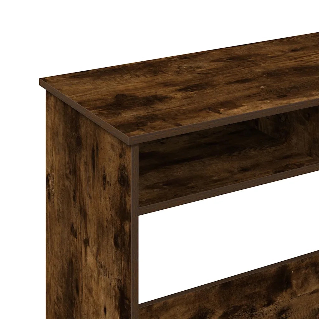Scrivania Rovere Fumo 80x40x75 cm in Legno Multistrato 860476