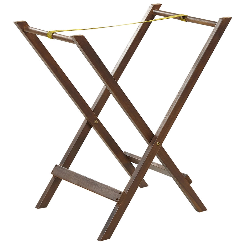 Tavolino da giardino pieghevole in legno di acacia marrone scuro  piano smontabile pieghevole per esterno