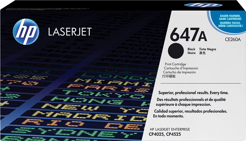 HP Cartuccia Toner originale nero LaserJet 647A