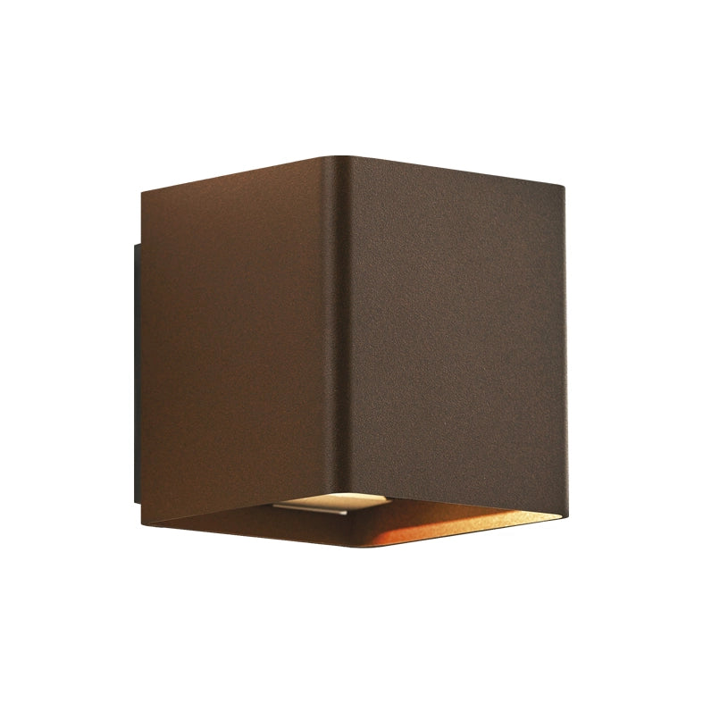 GHEE EVO - Applique LED 10W per Esterno IP65, Orientabile 30-130°, 4000K, Corten, Luce Progettuale - Rossini Group