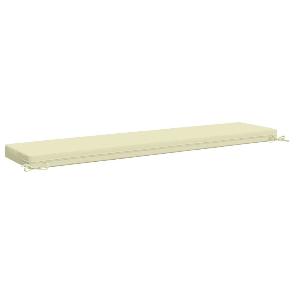 Cuscini per Panchina a 2 Pezzi SOEST 2 pz 100% Poliestere Crema 950101