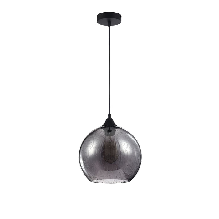 Lampada pendente Pendant in Metallo Bergen Nero