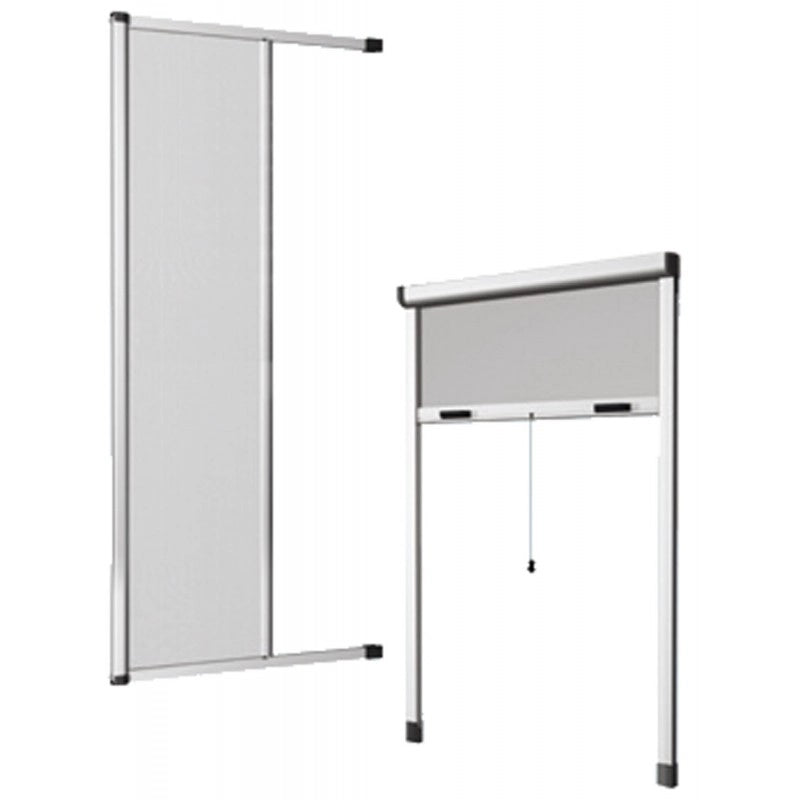 ZANZARIERA VERTICALE RIDUCIBILE A RULLO 120 X 250 CM BRONZO