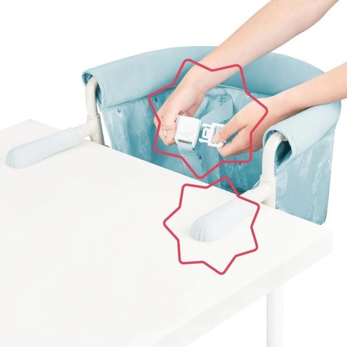 BADABULLE BASCH TABLE SEDIRE CON SISTEMA AGGIORNAMENTO A 4 ARM, piegatura ultra compatta, da 6 a 36 mesi