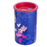Trade Shop - Temperamatite Rotondo A 2 Fori Minnie Con Serbatoio Per Scuola Casa Bambine 961204 -