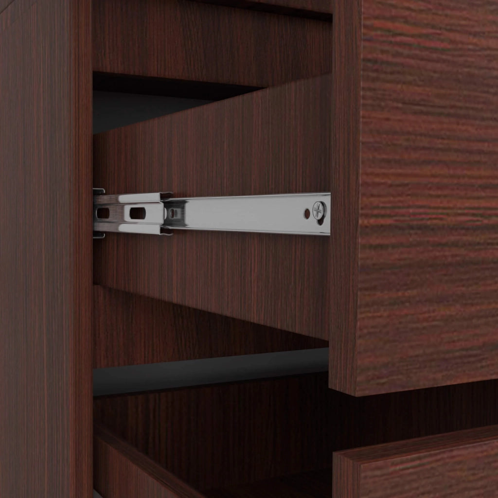 Armadio AKORD S90 Wengé 90 cm 2 ante 2 cassetti 90x51x180 cm
