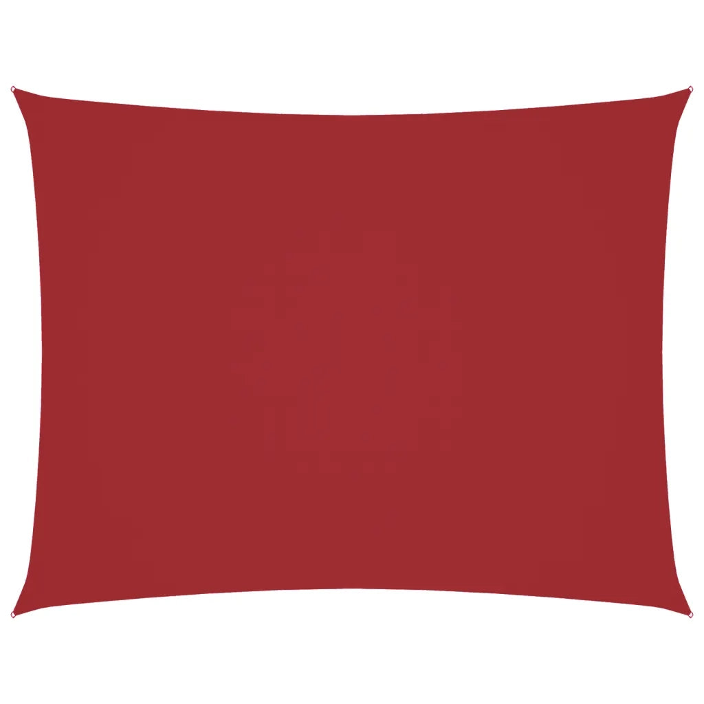 Vela Ombreggiante-Parasole a vela Oxford Rettangolare 3x4 m Rosso