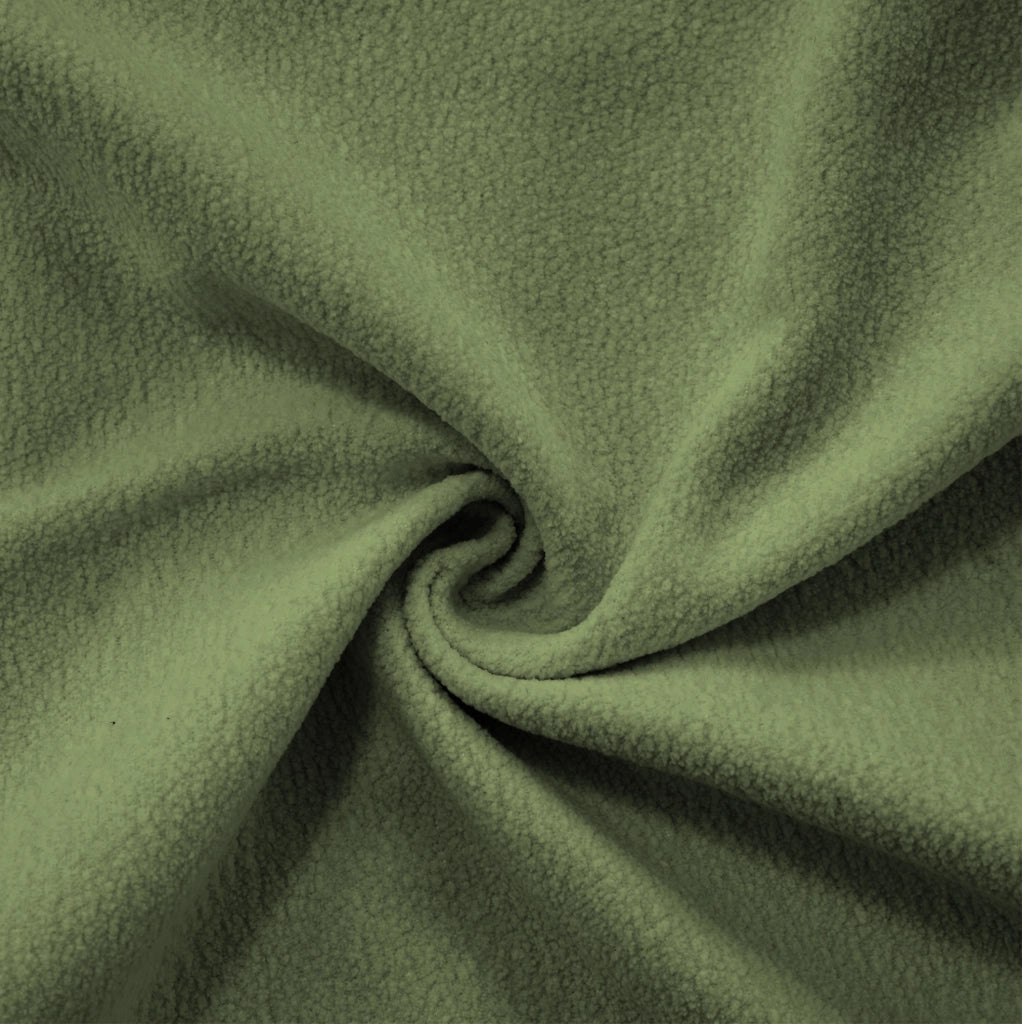Divano modulare con ottomane 313x145 cm in ciniglia verde HOMVRA
