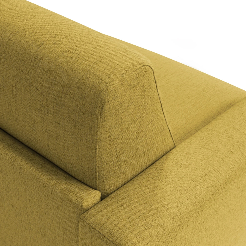 Nixon Divano letto c/mat. H 20 cm 200 cm (mat. 140x197) Giallo
