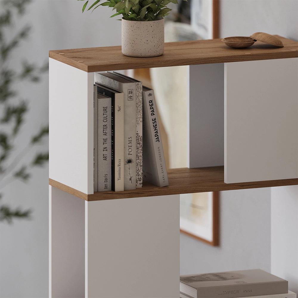 Vicco Divisorio per ambienti Rovere bianco/dorato 60 x 124.5 cm