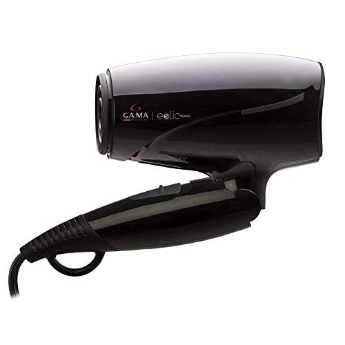 GA.MA Eolic Travel asciuga capelli 1600 W Nero