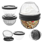 Contenitore KADAX per muesli, yogurt, frutta, insalata, fiocchi d'avena 700 ml, portapranzo 2 in 1
