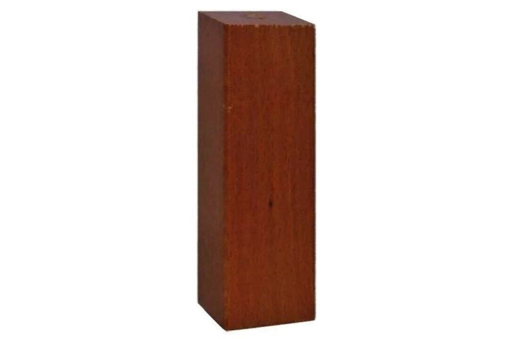 Piede Quadro Regolabile H90Mm Noce - Masidef