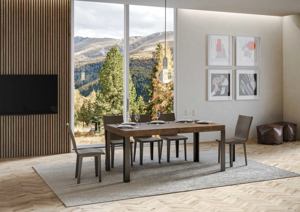 Tavolo Allungabile 180-284x90x77 cm Linea Noce