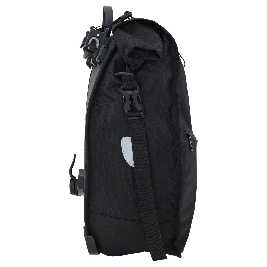 Borsa per Bicicletta per Portapacchi 25 L Nera 32.5x17x57 cm