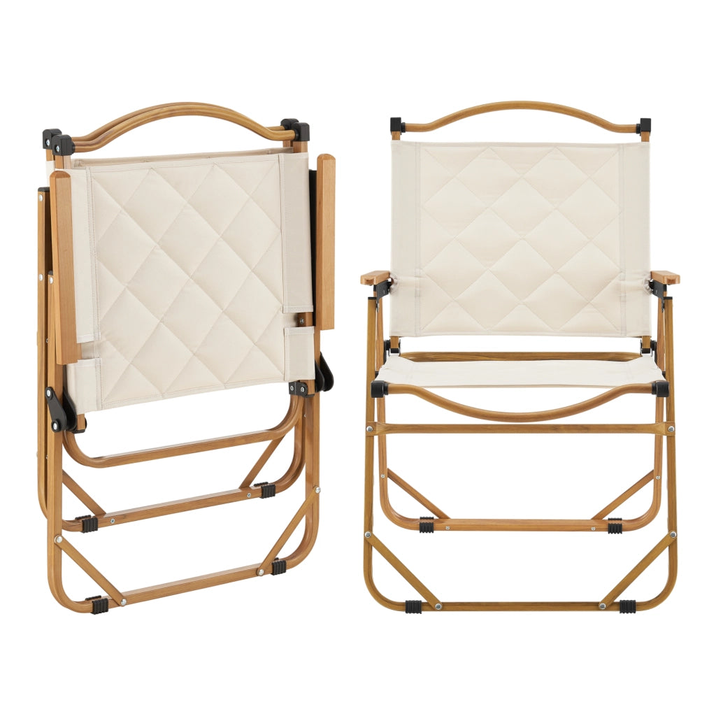 Set Mobili da Giardino Botrugno Pieghevole - Beige casa.pro