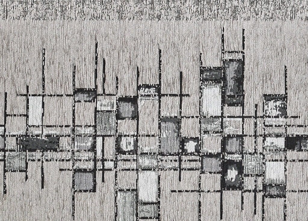 Tappeto Passatoia Cucina Corsia Retro Antiscivolo Disegno Pixel By Suardi - 55x80 - Grigio