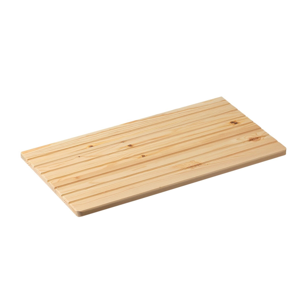Asse lavapanni per vasca in resina da 75 cm in legno di pino verniciato