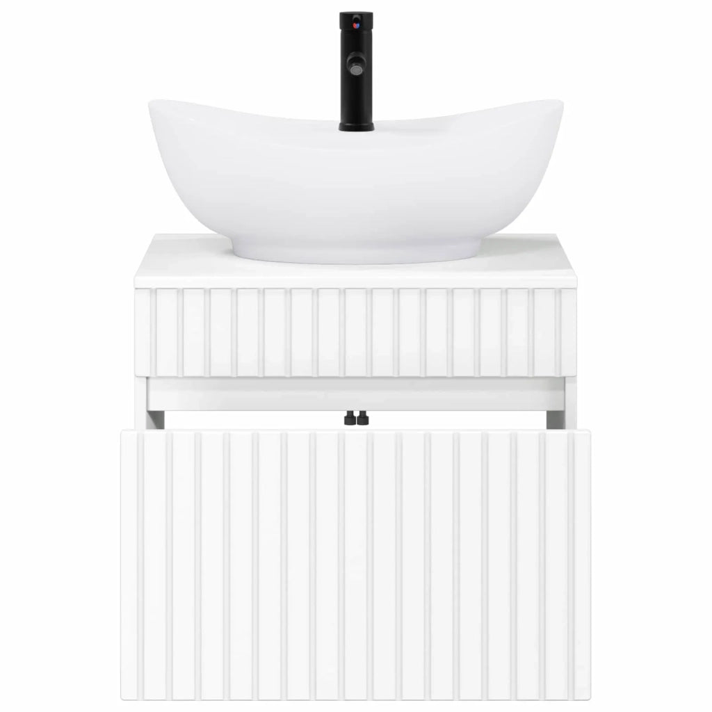 Set di mobili per il bagno Bianco Legno ingegnerizzato 3404310